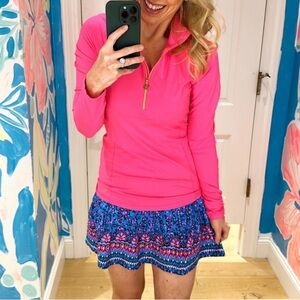Like New Lilly Pulitzer Luxletic Gardenia Skort Growl And Prowl size M